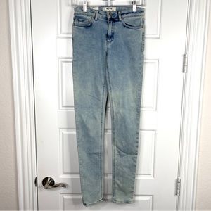 ACNE STUDIOS Skin 5 Silver Blue Jeans NEW Size 26